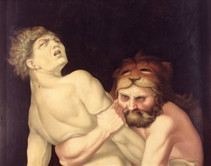 Hercules en Antaeus (detail)
