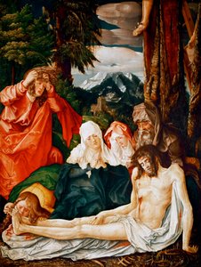 De rouw om Christus door Hans Baldung Grien