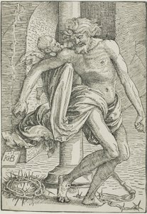 Man van smarten voor de kolom door Hans Baldung Grien