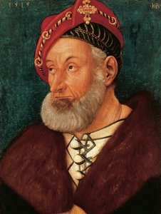 Portret van Christopher I, Markgraaf van Baden door Hans Baldung Grien
