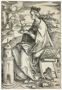 Sint Barbara door Hans Baldung Grien