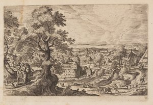 Plaat 16, uit Landschappen met scènes uit het Oude en Nieuwe Testament en Ovidius