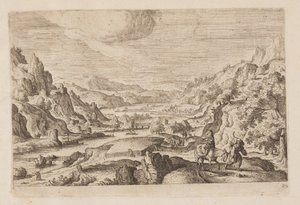 Plaat 20, uit Landschappen met scènes uit het Oude en Nieuwe Testament en Ovidius