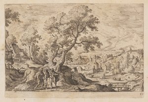 Plaat 23, uit Landschappen met scènes uit het Oude en Nieuwe Testament en Ovidius