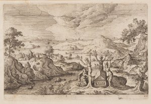Plaat 28, uit Landschappen met scènes uit het Oude en Nieuwe Testament en Ovidius