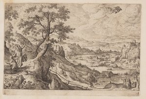 Plaat 5, uit Landschappen met scènes uit het Oude en Nieuwe Testament en Ovidius