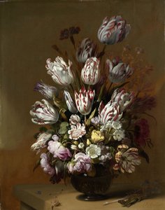 Floraal stilleven door Hans Bollongier