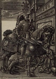 Sint-Joris en de Draak door Hans Burgkmair