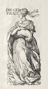 De Zeven Ondeugden: Hebzucht, ca. 1510 door Hans Burgkmair