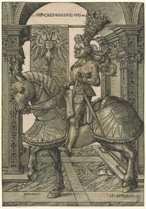 Keizer Maximiliaan I door Hans Burgkmair I