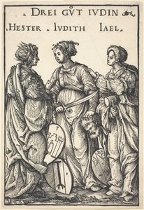 Hester, Judith en Jael door Hans Burgkmair I