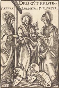 Sint Helena, Sint Brigitta en Sint Elizabeth door Hans Burgkmair I