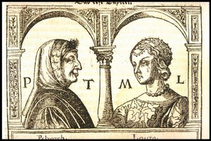 Petrarca en Laura, ca. 1545