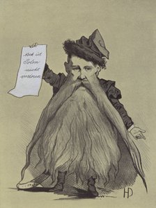 Karikatuur van de Poolse patriot Franciszek Smolka door Hans Canon