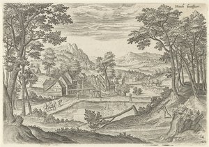 Gezicht op Bosvoorde door Hans Collaert (I)