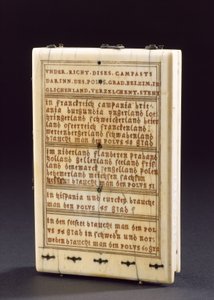 Tabletkompas zonnewijzer, Neurenberg, 1574
