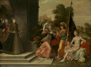 Elizabeth I en de drie godinnen
