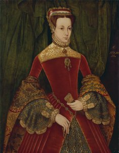 Portret van een vrouw, zestien jaar oud, eerder geïdentificeerd als Mary Fitzalan, hertogin van Norfolk, 1565