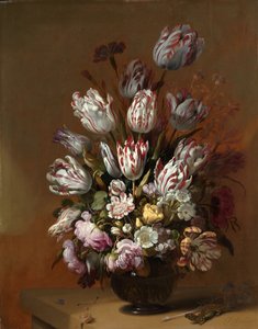 Stilleven met bloemen, 1639 door Hans Gillisz. Bollongier