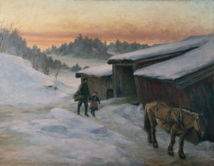 Van Sandviken door Hans Gude