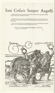 Triomfwagen van keizer Maximiliaan I (serie titel) door Hans Guldenmund