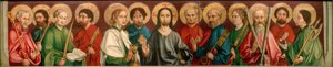 Christus en de twaalf apostelen door Hans Haider