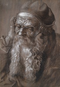 Een oude man van 93, Sint Hiëronymus, late 16e eeuw