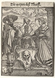 Dans van de Dood: Het Wapen van de Dood door Hans Holbein