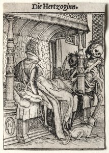 Dans van de Dood: De Hertogin door Hans Holbein
