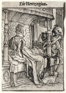 Dans van de Dood: De hertogin door Hans Holbein