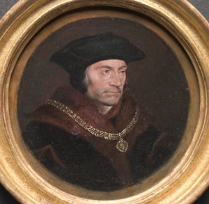 Portret van Sir Thomas More, 17e eeuw door Hans Holbein