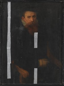 Portret van een man door Hans Holbein d.Y.
