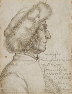 Portret van Burghart Engelberg, meester-bouwer in Augsburg