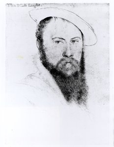 Portret van Sir Thomas Wyatt de Jongere (c.1521-54) door Hans Holbein der Jüngere