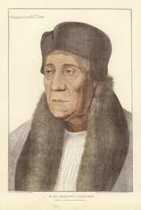 William Warham, aartsbisschop van Canterbury door Hans Holbein der Jüngere