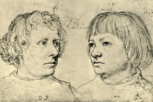 Ambrosius en Hans, de zonen van de kunstenaar