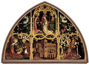 Duits: Basilika Santa Maria Maggiore, rechter Tafel: Enthauptung der hl. Dorothea Basiliek Santa Maria Maggiore