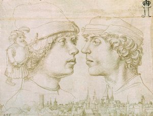 Portret van de zoon van de kunstenaar door Hans Holbein the Elder