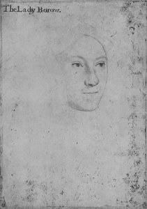 Alice London, Lady Borough door Hans Holbein der Jüngere
