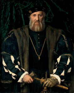 Frans: Charles de Solier, Sieur de Morette (1480-1552) Charles de Solier, Sieur de Morette door Hans Holbein the Younger