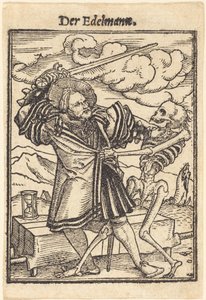 De edelman (The Nobleman) door Hans Holbein the Younger
