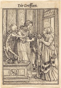 De gravin door Hans Holbein the Younger