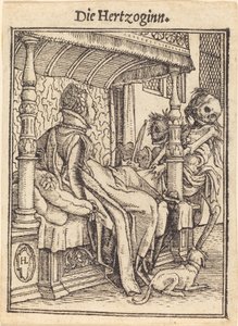 De Hertogin door Hans Holbein der Jüngere