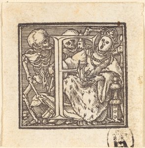 Letter F door Hans Holbein der Jüngere