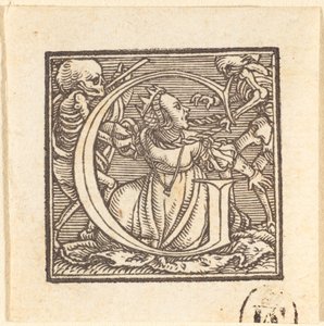 Letter G door Hans Holbein der Jüngere