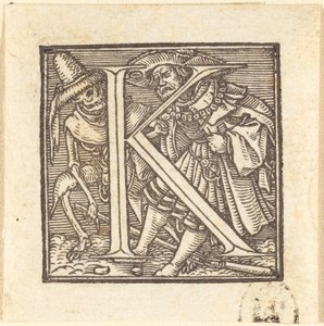 Letter K door Hans Holbein der Jüngere
