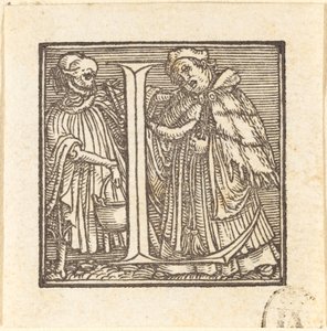 Letter L door Hans Holbein der Jüngere