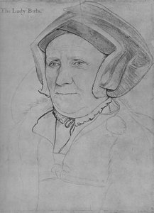 Margaret, Lady Butts, c1541-1543 door Hans Holbein der Jüngere