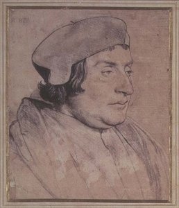 Portret van een geleerde of geestelijke