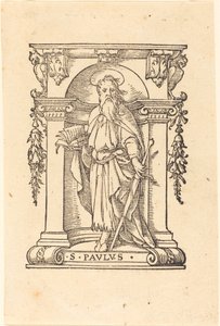 Sint-Paulus met Boek en Zwaard door Hans Holbein der Jüngere